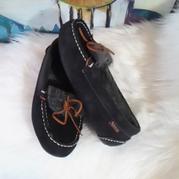 Natural Reflections Fur-Lined Suede Moccasins for Ladies - Picture 6 of 8